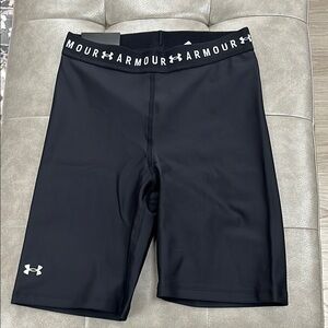 NWT Under Armour Black Bike Shorts